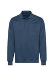 Trigema Poloshirt Sweat-Qualität Polo, Blau (Nightblue-Melange 347), (Taille du Fabricant: XXXL) Homme