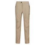 Regatta Mens Highton Zip Off Walking Trousers (Oat) - Tan - Size 44 Long