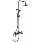 Cerafine o - Set de douche avec mitigeur, diamètre 20 cm, 1 jet, noir BC525XG - Ideal Standard