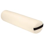 TecTake COUSSIN REMBOURRE CYLINDRIQUE POUR TABLE DE MASSAGE - diverses couleurs au choix - (Beige | No. 400241)