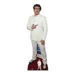 Star Cutouts CS1066 Pedro Pascal White Suit Lifesize Cardboard Cutout With Mini