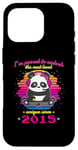 Coque pour iPhone 16 Pro Né en 2015 Anniversaire Fun Panda Gaming Unlock The Next Level