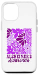 Coque pour iPhone 14 Porter Purple Alzheimer Sensibilisation Démence