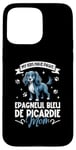 Coque pour iPhone 15 Pro Max Epagneul Bleu de Picardie Mama