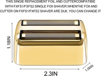 BaByliss Replacement Foil & Cutter For BaByliss Pro FX 01/02 Shavers Gold