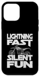 Coque pour iPhone 12 mini LIGHTNING FAST SILENT FUN MOTO ELECTRIQUE MOTO MOTO