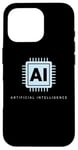 Coque pour iPhone 16 Pro Technologie de puce informatique intelligence artificielle IA