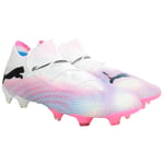 Puma Future 7 Ultimate FG/AG Womens White Football Boots - Size UK 5