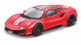 Bburago 18-36910 BB 1:43 Ferrari 488 Pistolet Rouge