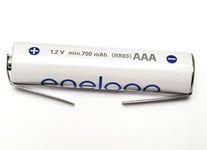 1X ENELOOP Battery AAA Min 750 mAh 1.2V With Solder Tab U-Shape / Loose