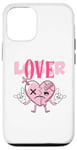 Coque pour iPhone 15 Pro Pink Drip Heart Loser Lover