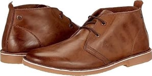 Jack & Jones Men's JFWBRAVO LEATHER DESERT BOOT shoe, Brown Stone, 11 UK