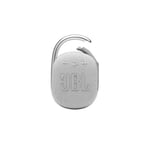 JBL Clip 4 Bluetooth Speaker with Carabiner - White