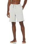 Amazon Essentials Short de Pyjama en Maille, Entrejambe 9 Pouces (Grandes Tailles Disponibles) Homme, Gris Clair Chiné, XL