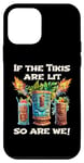 Coque pour iPhone 12 mini Torche Tiki Polynésienne Tiki Bar Exotique Hawaïen Luau Cocktail