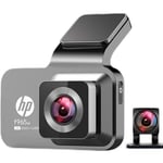 Caméra de surveillance de stationnement de voiture avec vision nocturne HD,enregistreur de voiture HP,WiFi,DVR,boucle vidéo statique,F965W,2K,1440P - Type F965W 4K(Dual Lens)-32G