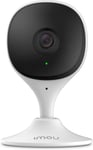 IP Caméra Surveillance WiFi Intérieur Sécurité Bébé 1080P avec Vision Nocturne Détection de Mouvement Humain et de Son Micro Intégré Eliminer Fausses Alarmes Compatible avec Alexa (Cue 2C)