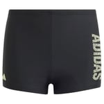 adidas Boxer de Bain Lineage pour garçon, 13-14 Ans, Noir, Noir, 18 Mois