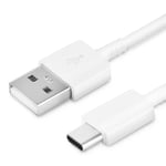 GENUINE Samsung S20 S10 S9 S9+ S8 S8+ Type C USB Data Cable Fast Charger | White