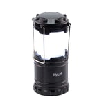 Lanterne de camping noire ANSMANN HyCell LED CL30 / Lampe pratique avec éclairage sans éblouissement / Idéal pour l'extérieur