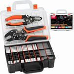 JST Crimping Tool kit, JST PH Crimp Tool with 24 Styles JST-PH 2.0mm Connectors + JST-XH + JST-SM 2.5mm Connector Kit, PEBA 0.03-0.5mm² Crimp Tool for Dupont, JST Series,Molex,KF2510 Connectors