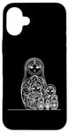 Coque pour iPhone 16 Plus Poupées russes à dessin artistique en une ligne