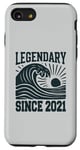 iPhone SE (2020) / 7 / 8 Legendary Since 2021 Birthday Vintage Retro Wave Sun Case