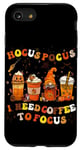 iPhone SE (2020) / 7 / 8 Halloween Coffee Hocus Pocus I Need Coffee To Focus Case