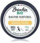 Briochin - Baume Naturel Bio - Visage, Corps, Mains, Cheveux - Hydratant, Anti-âge, Réparateur, Apaisant 100 g - Certifié Cosmos Organic - Fabrication française