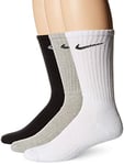 NIKE Men's Cushion Crew Training Socks (pair Of 3) - Multi-Color, X-Large/Size UK 11-14.5