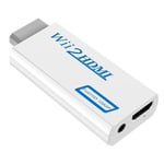 Adaptateur Wii vers HDMI Convertisseur avec Port Hdmi et Sortie Audio 3,5 mm 1080P pour Nintendo Wii - Wii U Blanc - Juanio -