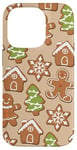 iPhone 14 Pro Christmas Gingerbread Men - Gingerbread House Pattern Case