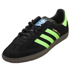 adidas Samba Deco Spzl Unisex Fashion Trainers in Black Lime - 8.5 UK