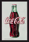 Empire 537201 Miroir imprimé Logo Coca Cola avec Cadre en Plastique façon Bois 20 x 30 cm