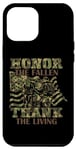 Coque pour iPhone 14 Pro Max Memorial Day Honor the Fallen Thank the Living USA Flag Camo