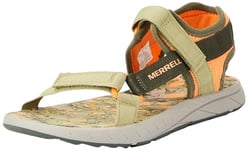 Merrell Mixte Enfant Kahuna Web 2.0, Olive Orange, 35 EU