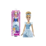 Disney Princesses Poupée Cendrillon articulée avec Tenue Scintillante et Accessoires Dont Chaussures et diadème, Jouet Enfant, Dès 3 Ans, HLW06