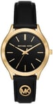 Michael Kors MK7482 Slim Runway Musta/Nahka Ø38 mm