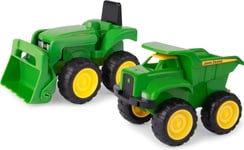 Tomy John Deere Br35874, Fordonsset, Inomhus / Utomhus, 1,5 År, Plast, Grön, Gul