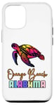 iPhone 13 Pro Orange Beach Alabama Floral Turtle Vacation Family Matching Case