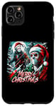 iPhone 11 Pro Max Merry Christmas Festive Slasher Candy Cane Menace Case