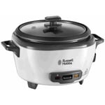 Cuiseur à riz - RUSSELL HOBBS - 27030-56 - 300 W - 1,4 L - 200 programmes - 6 portions - Blanc