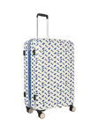 Radley Optic 4 Wheel Carry On Suitcase, Sapphire/Multi