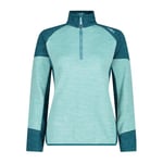 CMP Maglia Da Donna in Pile Grid Tech Sweater, Vert, 54 Femmes