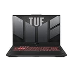 ASUS TUF A17-TUF707NV-HX015W PC Portable Gamer 17" Full HD 144Hz (AMD Ryzen 7-7735HS, GeForce RTX 4060, 16G RAM, 512Go PCIe SSD) Windows 11 Clavier Rétroéclairé AZERTY Français RGB 1 Zone