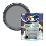 Dulux Simply Refresh Multi Surface Eggsgell Paint - Natural Slate - 750ML