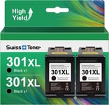 301Xl 301 Xl Lot De Cartouches D'Encre Compatibles Avec Hp 301 Noir Pour Hp Envy 4500 5530 Deskjet 3050 2540 2050 Officejet 2620 4630