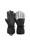 Reusch Men's Snow King Windproof and Extra Breathable Ski Gloves, Softshell Gloves, Snow Gloves, Winter Gloves, 7