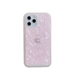 Coque Compatible avec iPhone 12 Pro Max, Transparente Étui Housse Cadre en Souple TPU + PC Retour Protection Intégrale Antichoc Anti-Rayures Coque Compatible avec iPhone 12/12 Pro(6.1''),Rose,IPone12mini