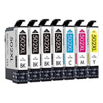 Cartridgeify 502XL Ink Cartridges Compatible with Epson 502 502XL Multipack (7er